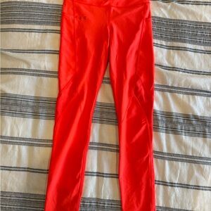 Under Armour Women's Vivid Red Orange Leggings